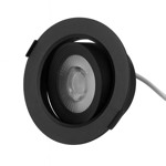 Imagen de SPOT Led Embutir Redondo 5w Negro Ø9cm