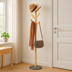 Imagen de PERCHERO de Pie Bamboo con base Granito 190cm H