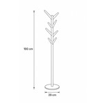 Imagen de PERCHERO de Pie Bamboo con base Granito 190cm H