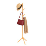 Imagen de PERCHERO de Pie Bamboo con base Tripode 172cm H