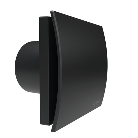 Imagen de EXTRACTOR CATA UC-10 Silentis Std. Negro Mate Ø98mm / 105m³/H / 16x16cm