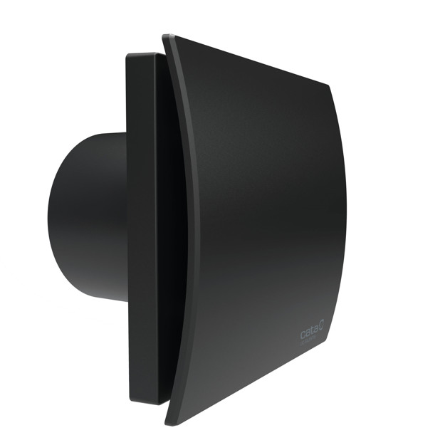 Imagen de EXTRACTOR CATA UC-10 Silentis Std. Negro Mate Ø98mm / 105m³/H / 16x16cm