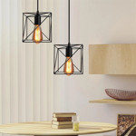Imagen de COLGANTE 1 Luz E27 Cubo Vintage 16x16 / 16cm H