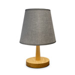 Imagen de Lampara de Mesa Madera c/Pantalla