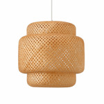 Imagen de COLGANTE 1 Luz E27 Artesanal Bamboo Ø40
