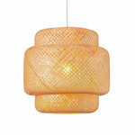 Imagen de COLGANTE 1 Luz E27 Artesanal Bamboo Ø40