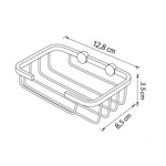 Imagen de Jabonera Metalica Rejilla 12.8*8.5cm / 3.5cm H