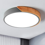 Imagen de PANEL LED 24W Frio Gris-Madera Ø30cm