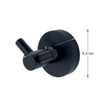 Imagen de PERCHA Doble Kin Bronce Negro