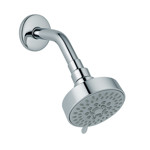 Imagen de ROSETA Regulable Janeiro c/Rótula 10cm Ø Plástico Cromo
