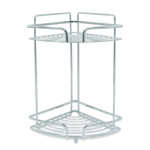 Imagen de Esquinero Doble Cromado SAKURA 21*21cm / 38.5cm H
