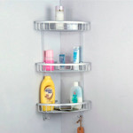 Imagen de CANASTO Esquinero Triple Aluminio Anodizado 65cm / 22x22cm