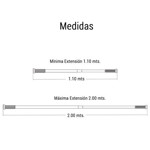 Imagen de BARRAL Extensible Nº 2 110-200cm