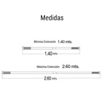 Imagen de BARRAL Extensible Nº 3  140-260cm