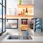 Imagen de ESCURRIDOR de cubiertos p/barra negro 20.5x6.5x31cm