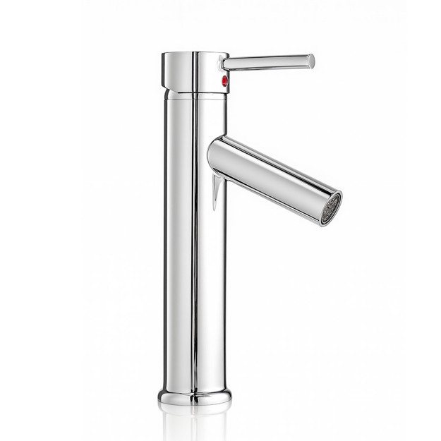 Imagen de LAVATORIO Alto Monocomando Palito 24cm h cc 40mm Rimontti 5 años Gtía.