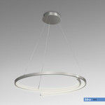 Imagen de Colgante LED Isadora 38W Frio Nickel Ø55cm 120cm h