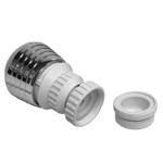 Imagen de Pico Aireador Corto Blanco - Cromo 6cm