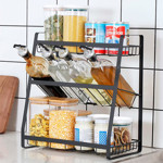 Imagen de ORGANIZADOR para mesada Negro 35x18,5x38cm