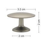 Imagen de TIRADOR Boton Acerado