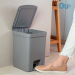 Imagen de Cesto de Residuos con Pedal 12L GRIS Ou TRIUM