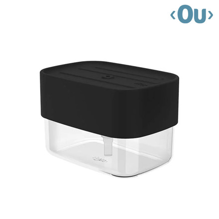 Imagen de DISPENSADOR p/detergente Prush <OU> Negro 15x10x10cm