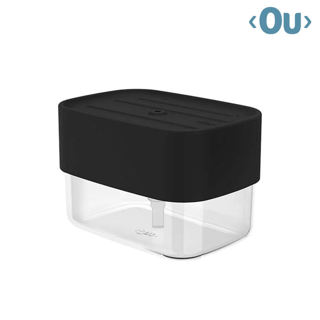 Imagen de DISPENSADOR p/detergente Prush <OU> Negro 15x10x10cm