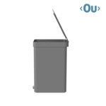 Imagen de Cesto de Residuos con Pedal 20L GRIS Ou TRIUM