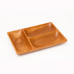 Imagen de COPETINERO Rectangular 3 Divisiones Madera 30x20/3cm h