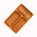 Imagen de COPETINERO Rectangular 3 Divisiones Madera 30x20/3cm h
