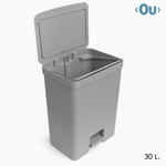 Imagen de Cesto de Residuos con Pedal 30L GRIS Ou TRIUM
