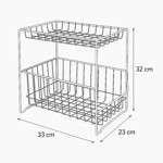 Imagen de ORGANIZADOR p/mesada de cocina 33x23/H 32cm