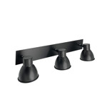 Imagen de Spot RETRO Negro 3 Luces GU10