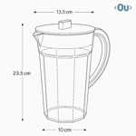 Imagen de JARRA Acrilico Transparente 1.8Lts.