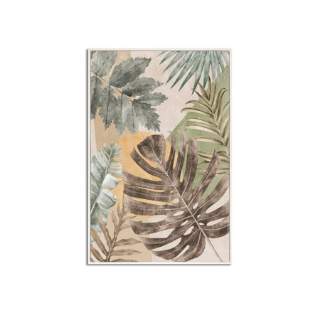 Imagen de CUADRO Canvas 30x40cm Marco HOJAS 2