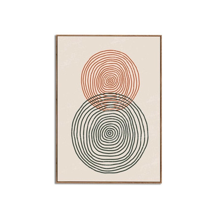 Imagen de CUADRO Canvas 30x40cm Marco FIGURAS 2