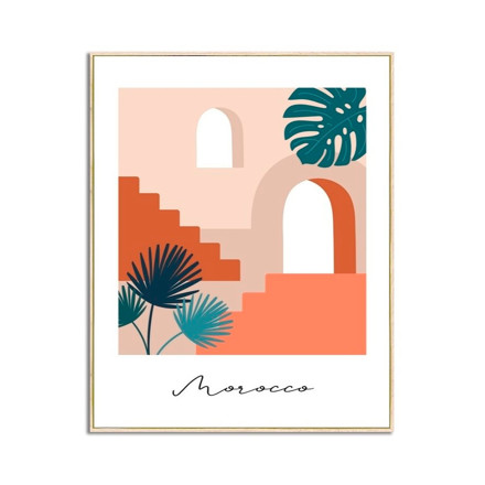 Imagen de CUADRO Canvas 40x50cm Marco MORROCO