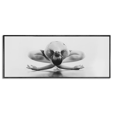 Imagen de CUADRO 90x30cm Marco BAILARINA FONDO BLANCO