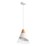 Imagen de Colgante 1 Luz E27 Miller Blanco Ø25x29cm H