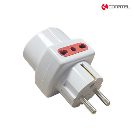 Imagen de ADAPTADOR Schuko +2 3 en Linea y Schucko