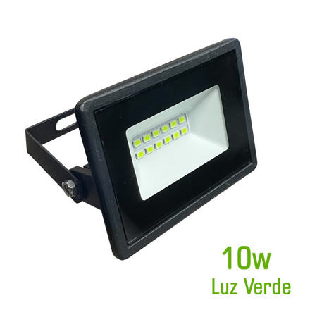 Imagen de REFLECTOR LED 10W Luz Verde IP65 8,5x3x6,5cm