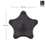 Imagen de REJILLA para pileta c/ventosas Negro 15cm Ø UMBRA