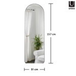 Imagen de ESPEJO De Pie Grafito Hubba UMBRA 51x157cm