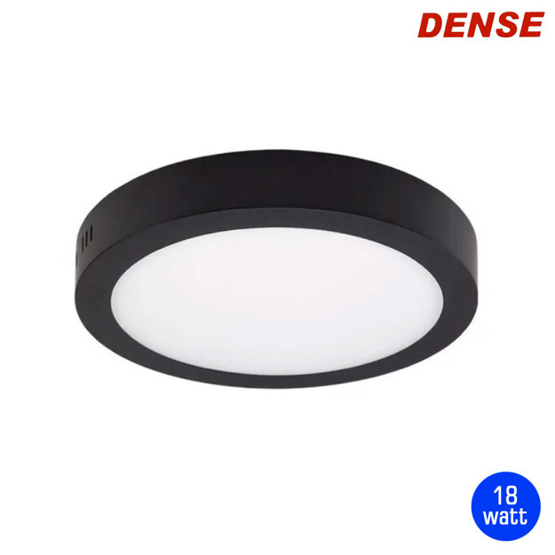 Imagen de PANEL LED Redondo Negro 18w Fria Ø22cm Dense