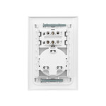 Imagen de CONJUNTO Interruptor Bipolar y Toma Schucko Blanco