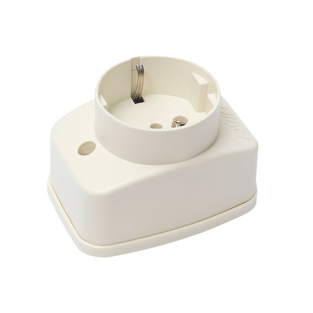 Imagen de TOMA Schucko Exterior Blanco