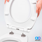 Imagen de TAPA Inodoro Duroplast Oval Slim Blanco