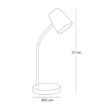 Imagen de LAMPARA de Mesa Escritorio DENSE 1xGu10 Blanca Ø15cm 45cm h