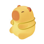 Imagen de LAMPARA Infantil Led Capibara c/Mochila Silicona RGB