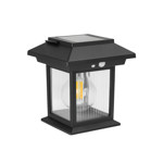 Imagen de FAROL Solar c/Sensor c/Pincho Negro 12x12x14cm H